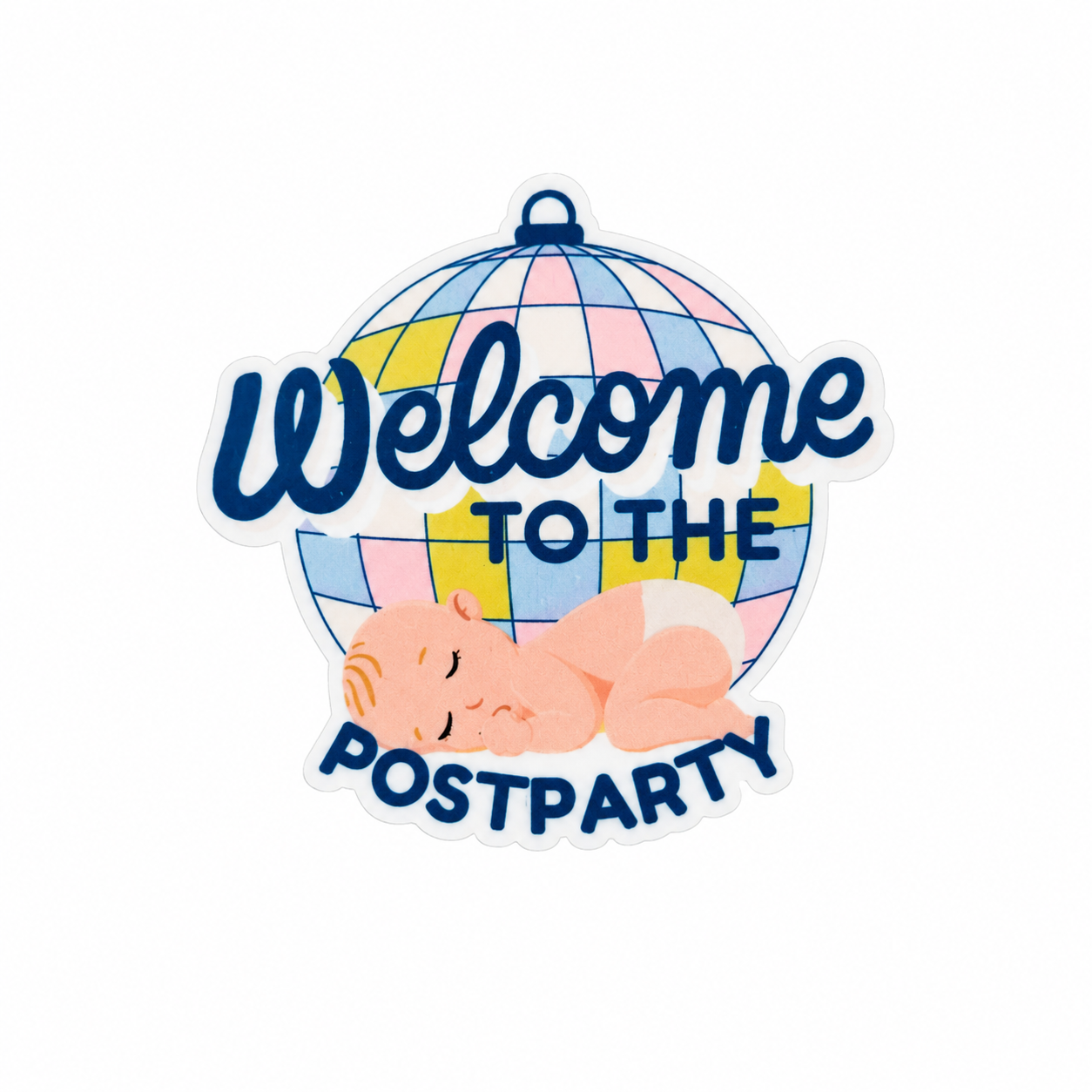 Welcome To The Post Party | Plastic Add-On - BadgeSmith