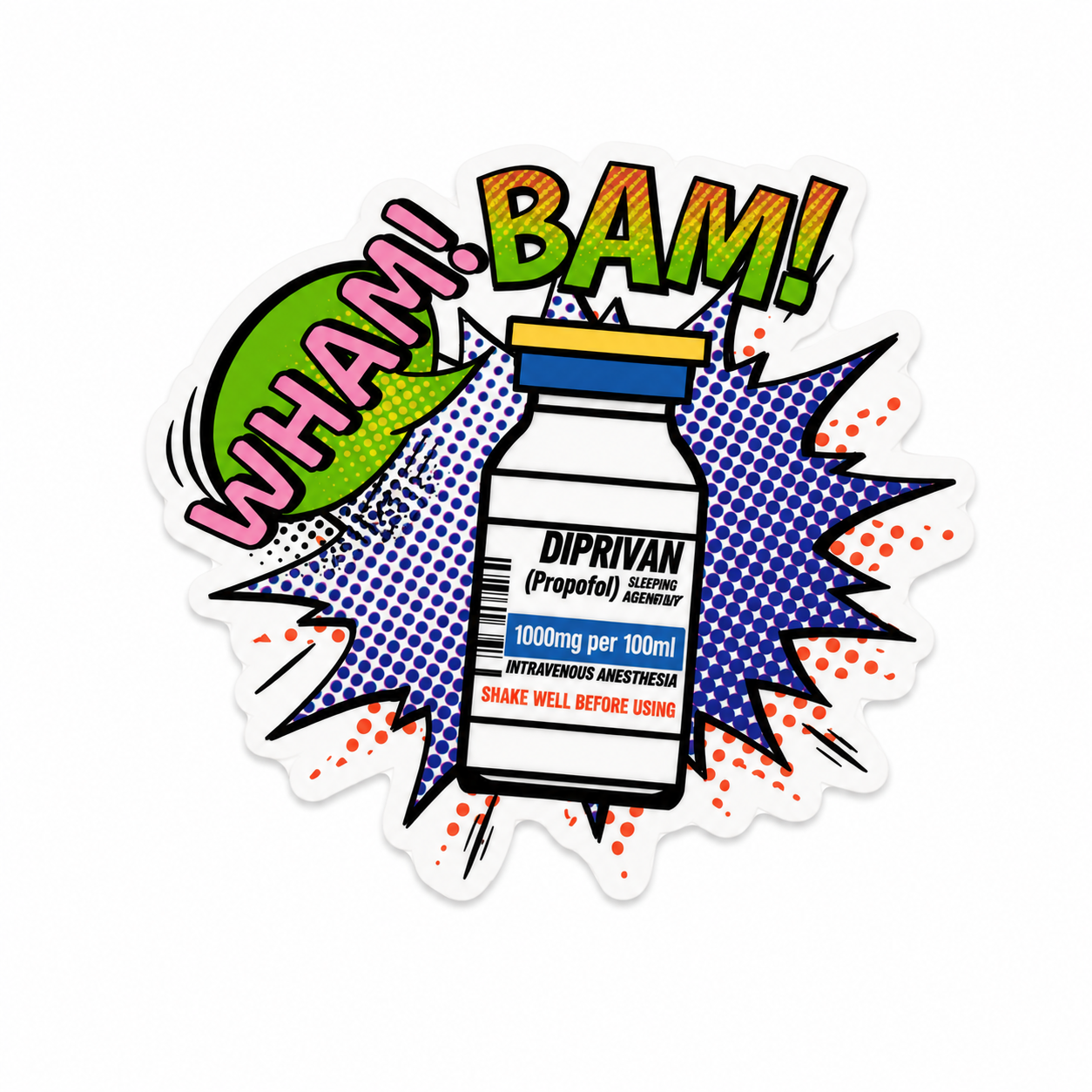 Wham Bam Propofol | Plastic Add-On - BadgeSmith