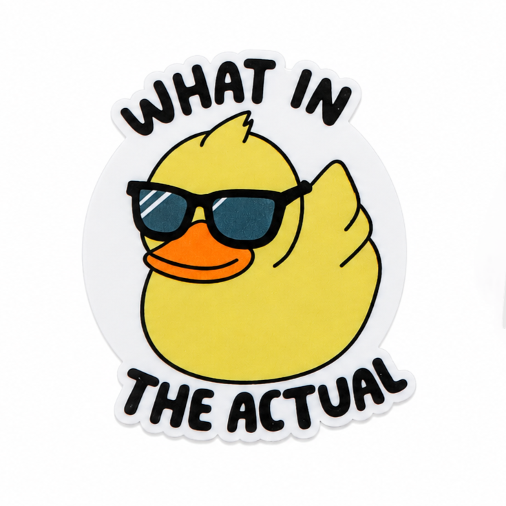 What in the Actual | Plastic Add-On - BadgeSmith