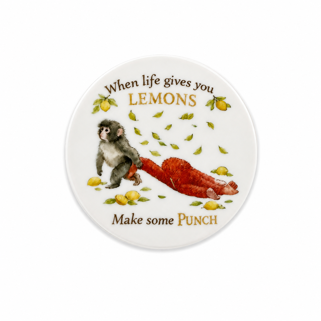 When Life Gives You Lemons, Make Some Punch | Plastic Add-On - BadgeSmith