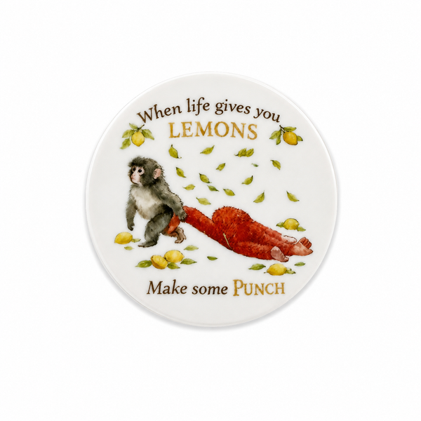 When Life Gives You Lemons, Make Some Punch | Plastic Add-On - BadgeSmith