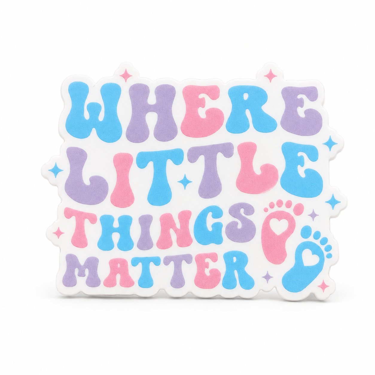 Where Little Things Matter | Plastic Add-On - BadgeSmith