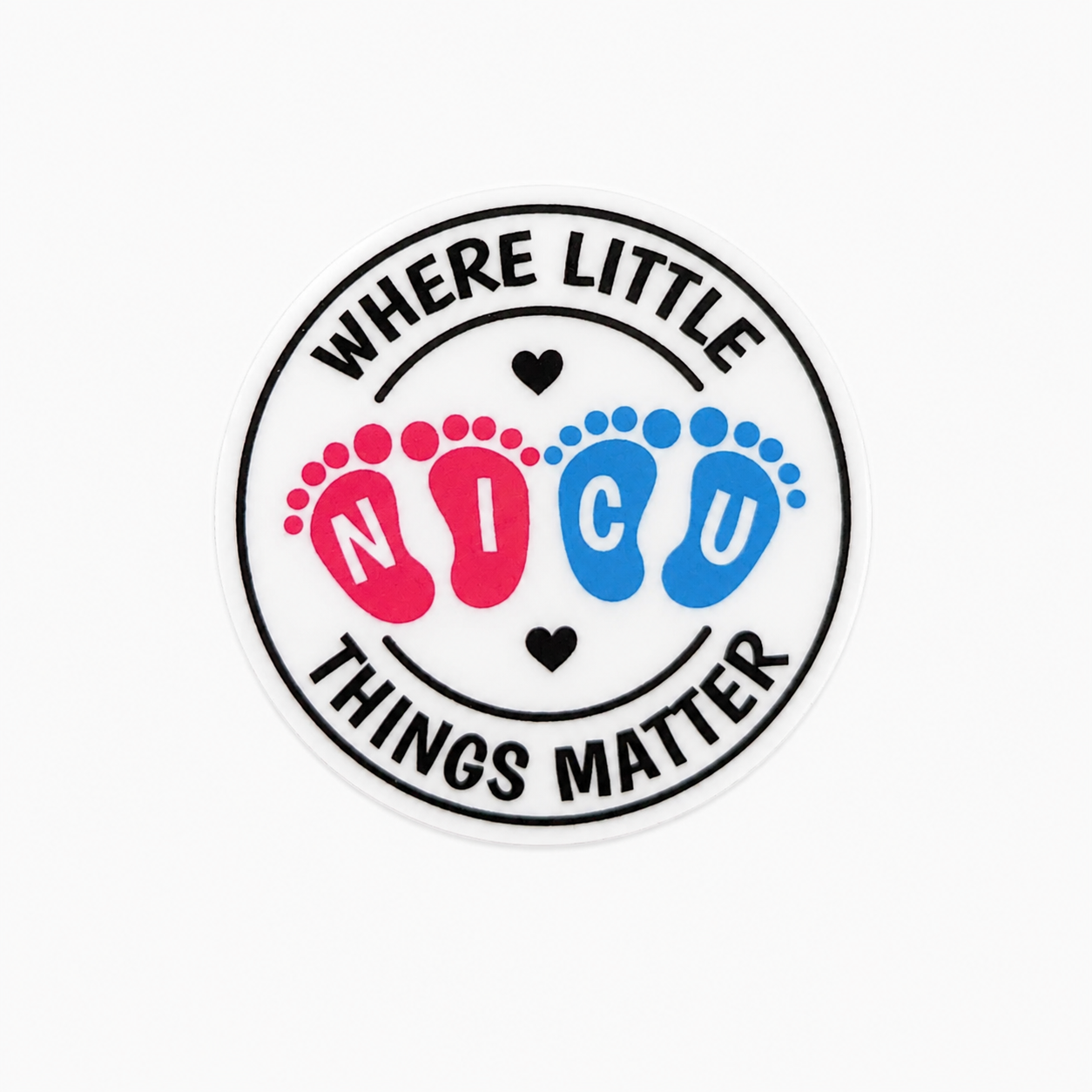Where Little Things Matter | Plastic Add-On - BadgeSmith