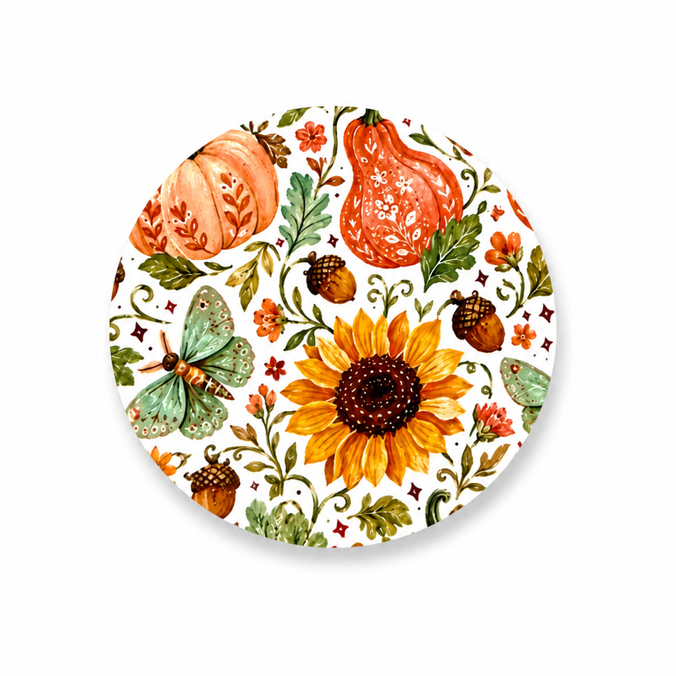 Whimsical Autumn | Hard Board Add-On - BadgeSmith