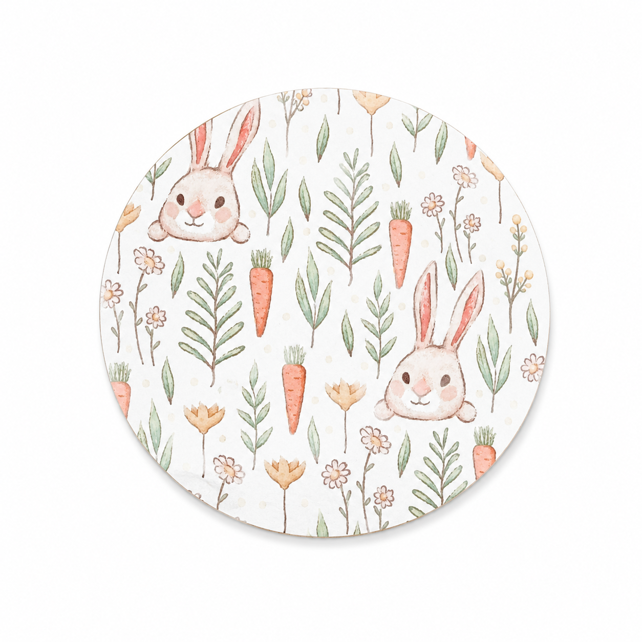 Whimsical Bunny | Hard Board Add-On - BadgeSmith