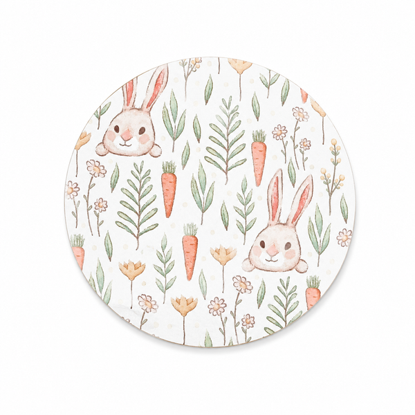 Whimsical Bunny | Hard Board Add-On - BadgeSmith