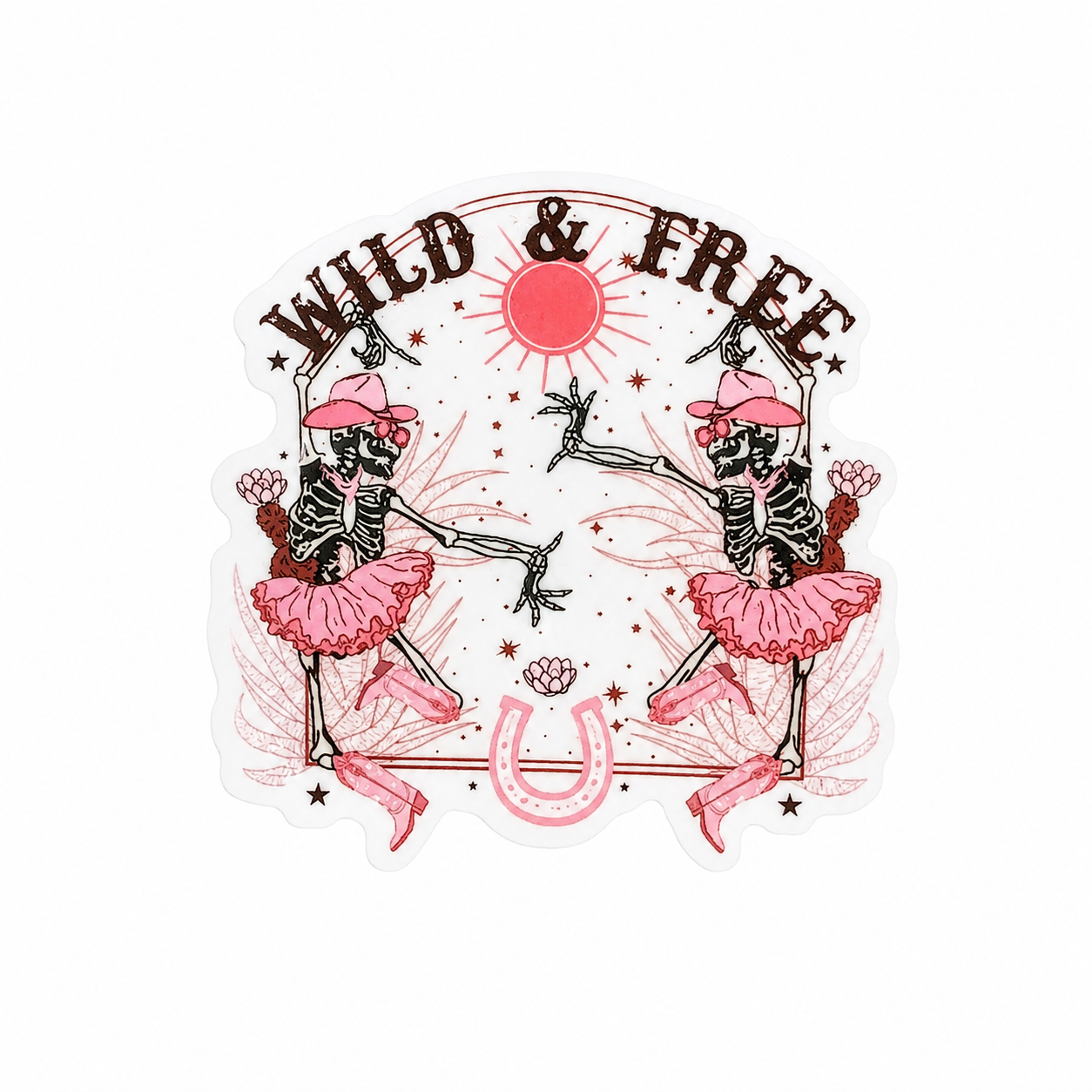 Wild and Free | Plastic Add-On - BadgeSmith