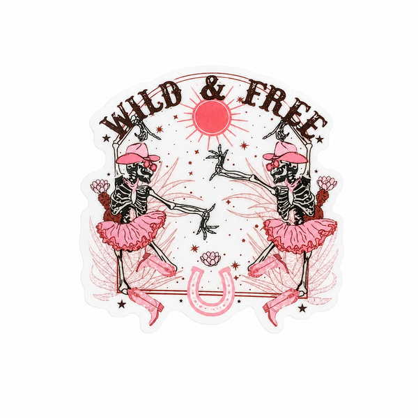 Wild and Free | Plastic Add-On - BadgeSmith