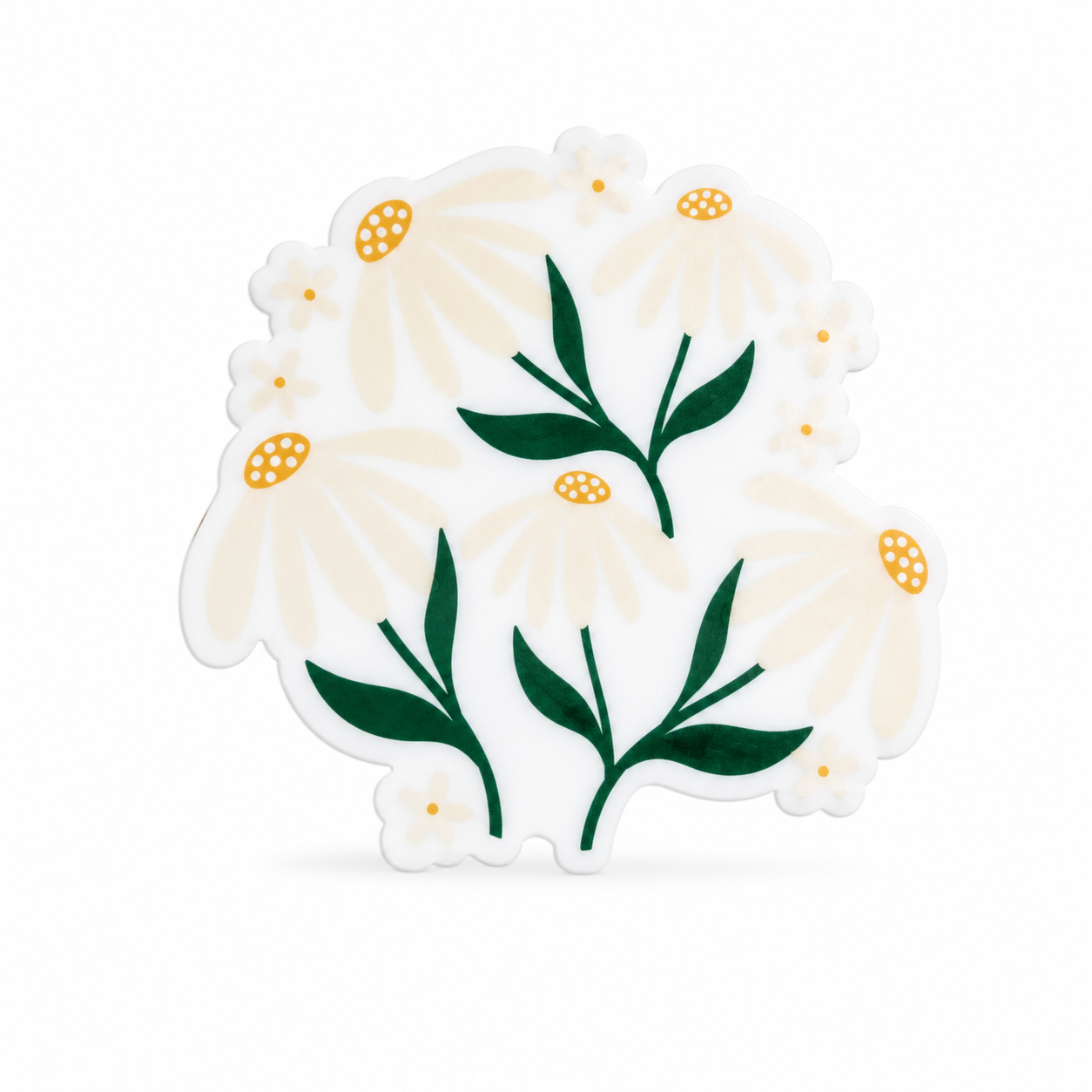 Wilted Daisy | Plastic Add-On - BadgeSmith