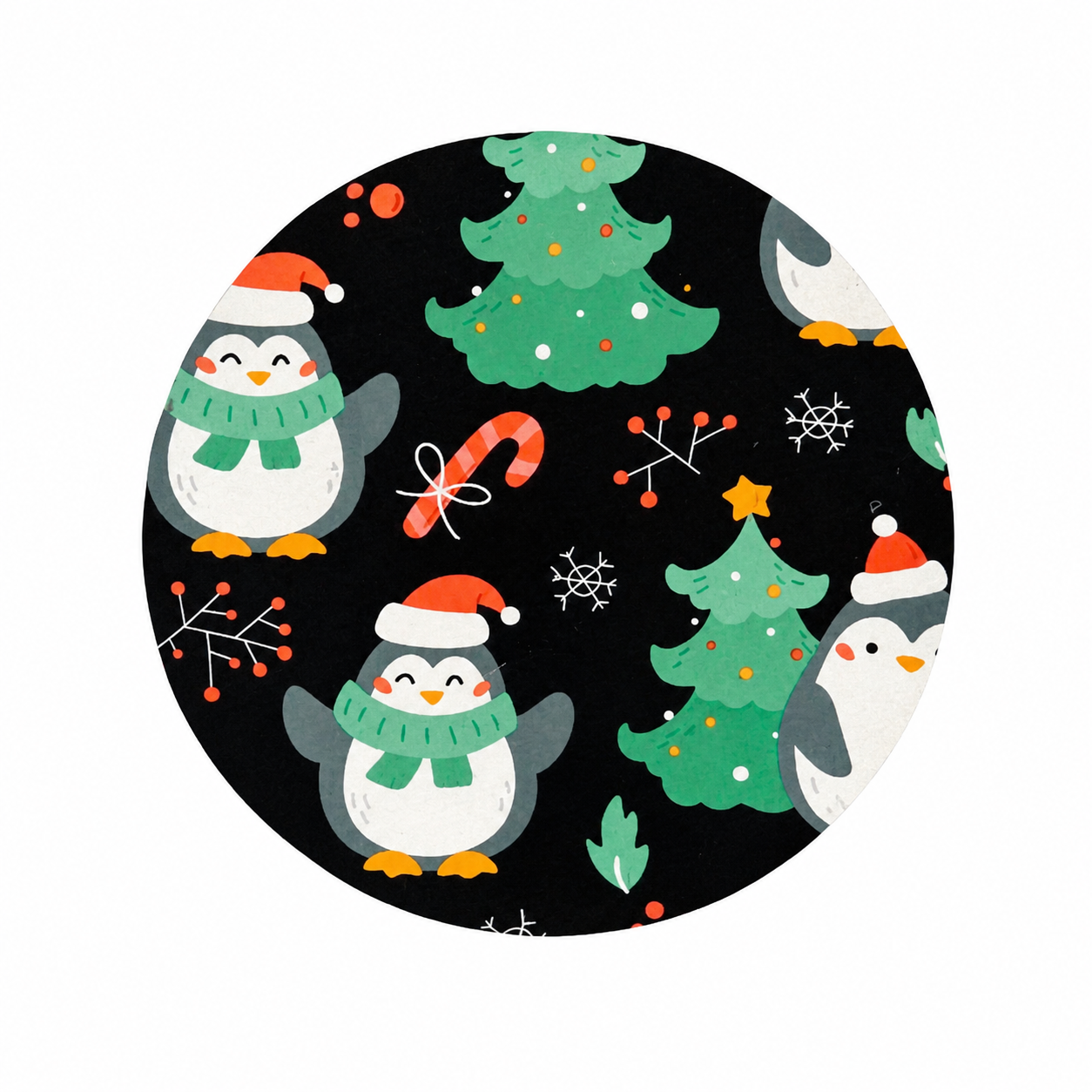 Winter Penguin | Hard Board Add-On - BadgeSmith