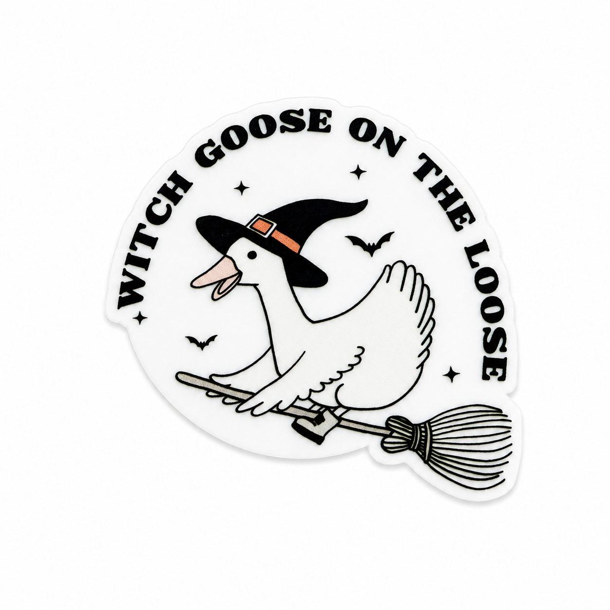 Witch Goose on the Loose | Plastic Add-On - BadgeSmith