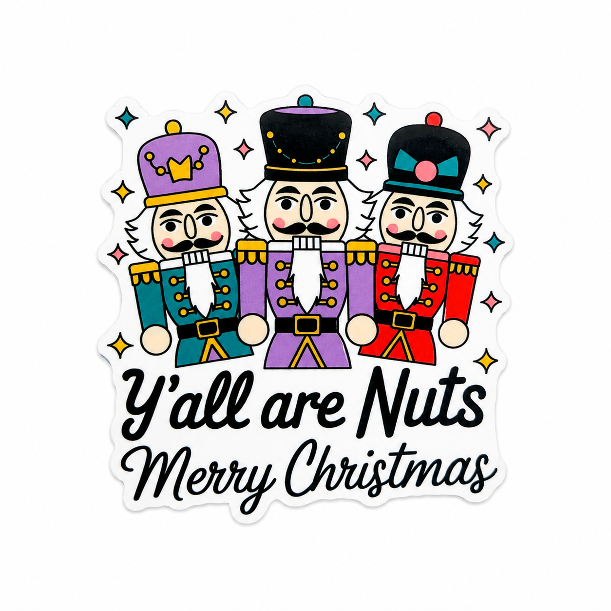 Ya'll Are Nuts | Plastic Add-On - BadgeSmith