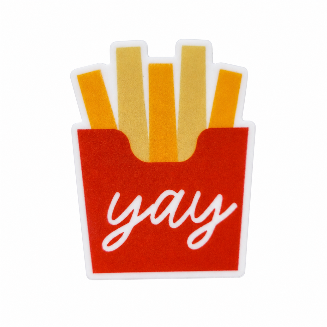 Fry-Yay | Plastic Add-On - BadgeSmith
