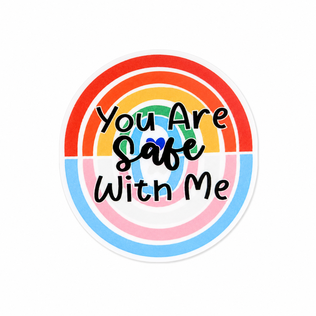 You Are Safe With Me | Plastic Add-On - BadgeSmith