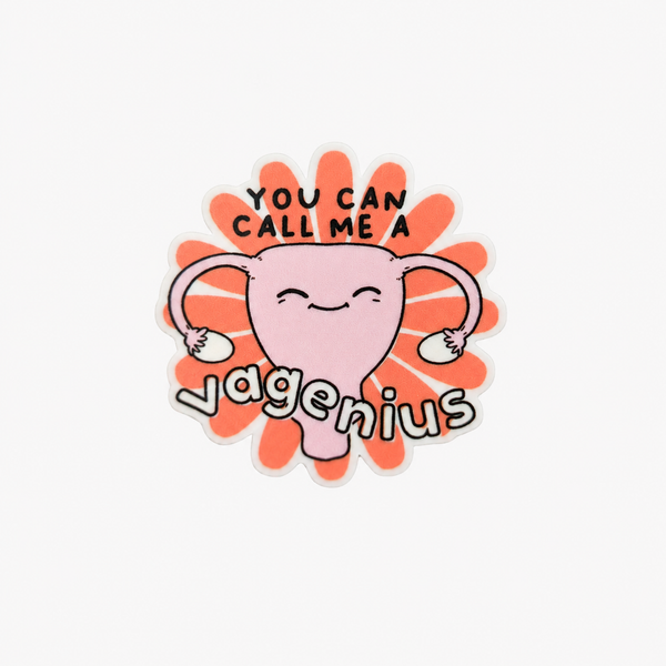 Call Me Vagenius | Plastic Add-On - BadgeSmith