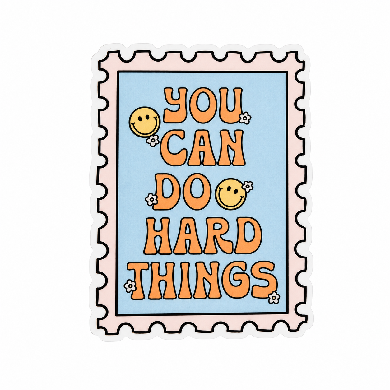 You Can Do Hard Things | Plastic Add-On - BadgeSmith