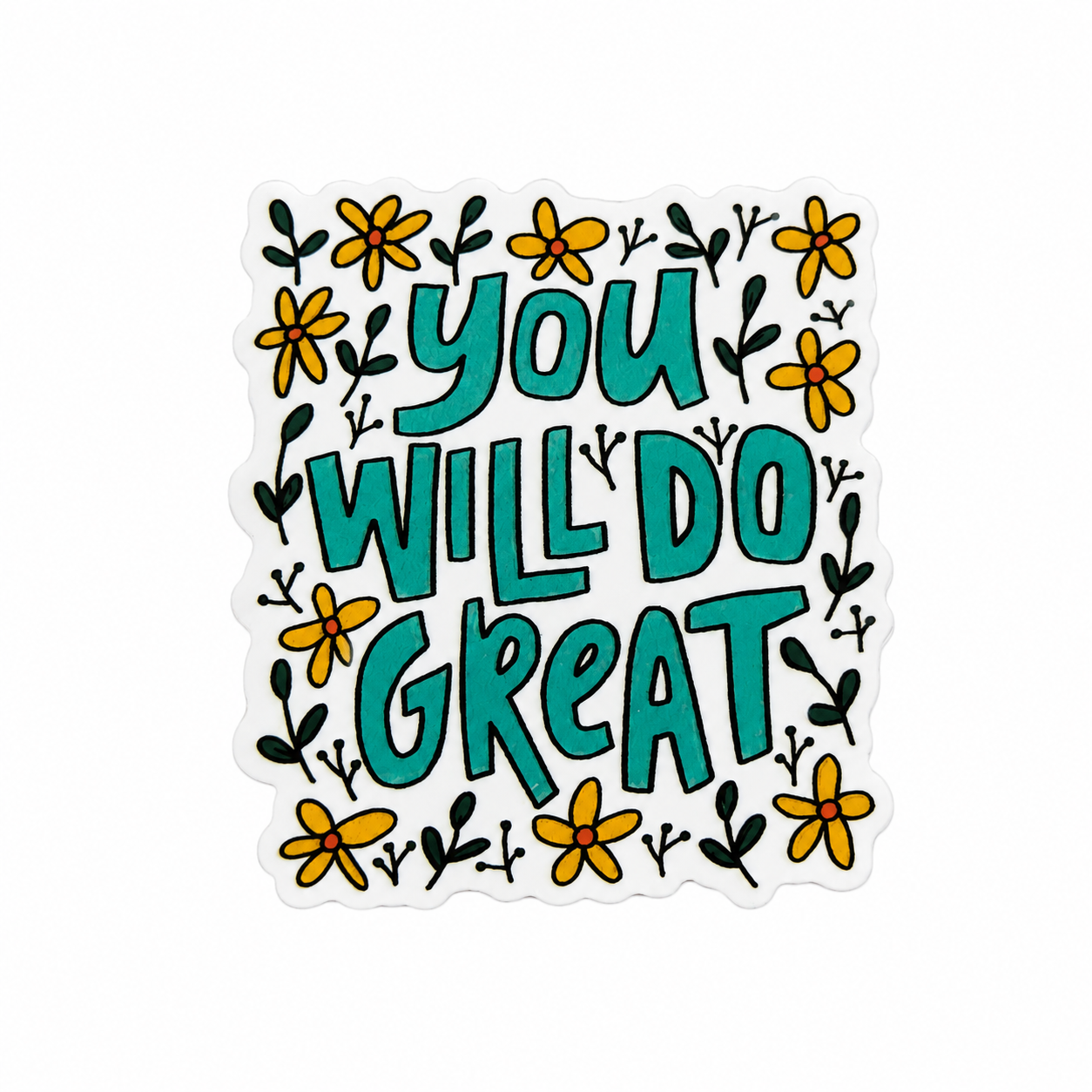 You Will Do Great | Plastic Add-On - BadgeSmith