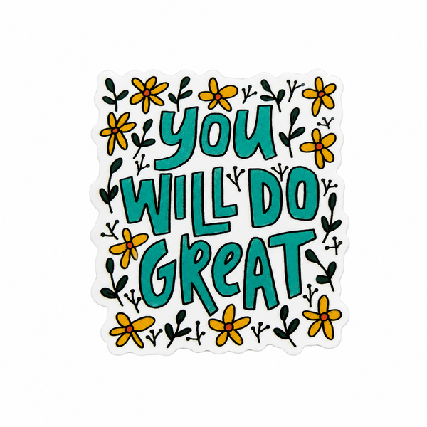 You Will Do Great | Plastic Add-On - BadgeSmith