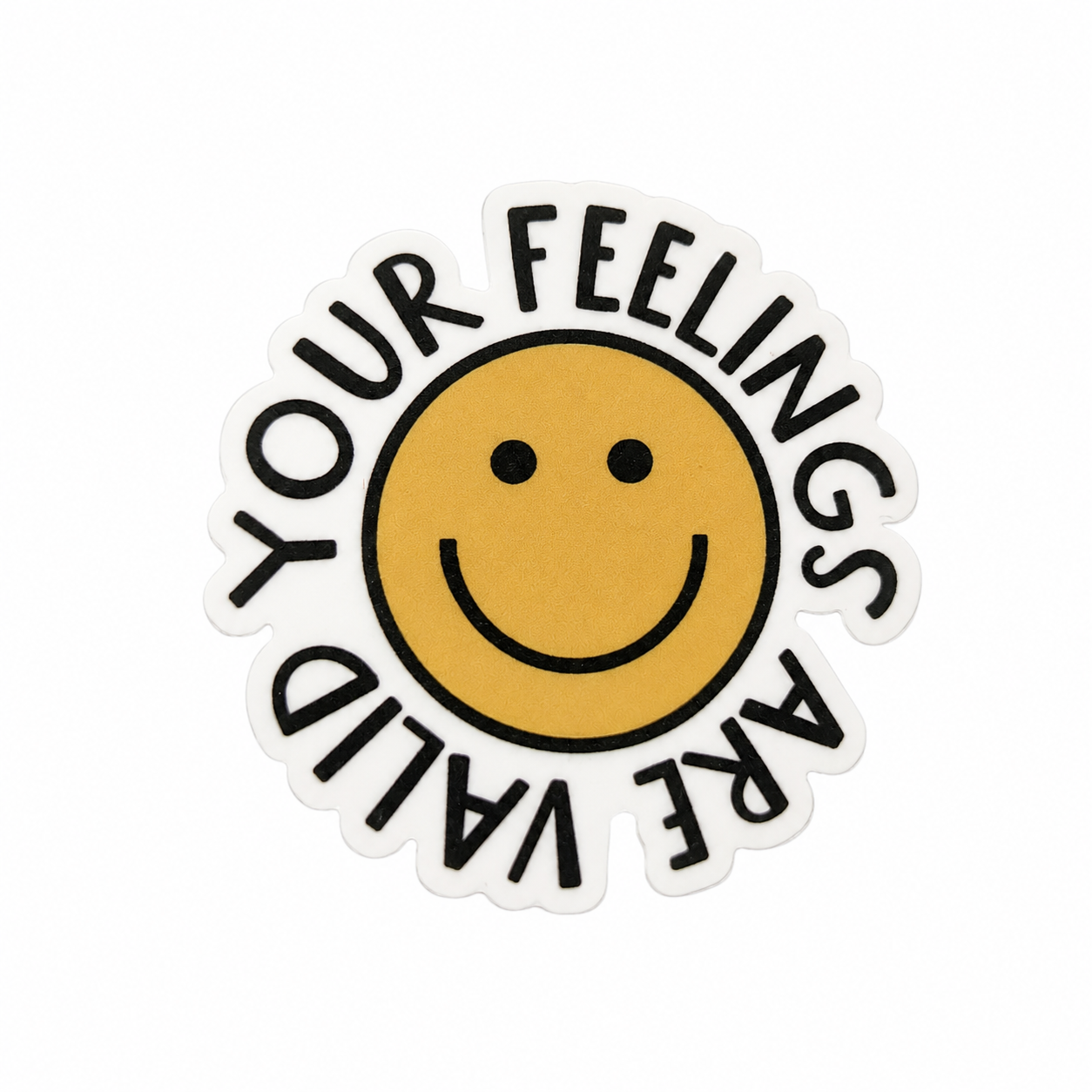 Your Feelings Are Valid | Plastic Add-On - BadgeSmith