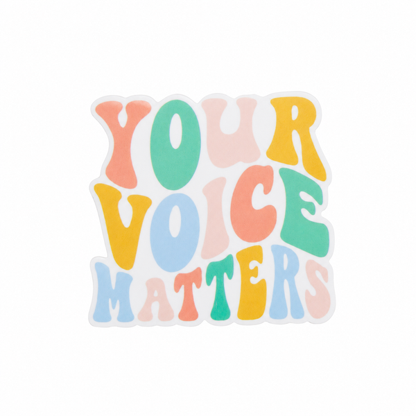 Your Voice Matters | Plastic Add-On - BadgeSmith