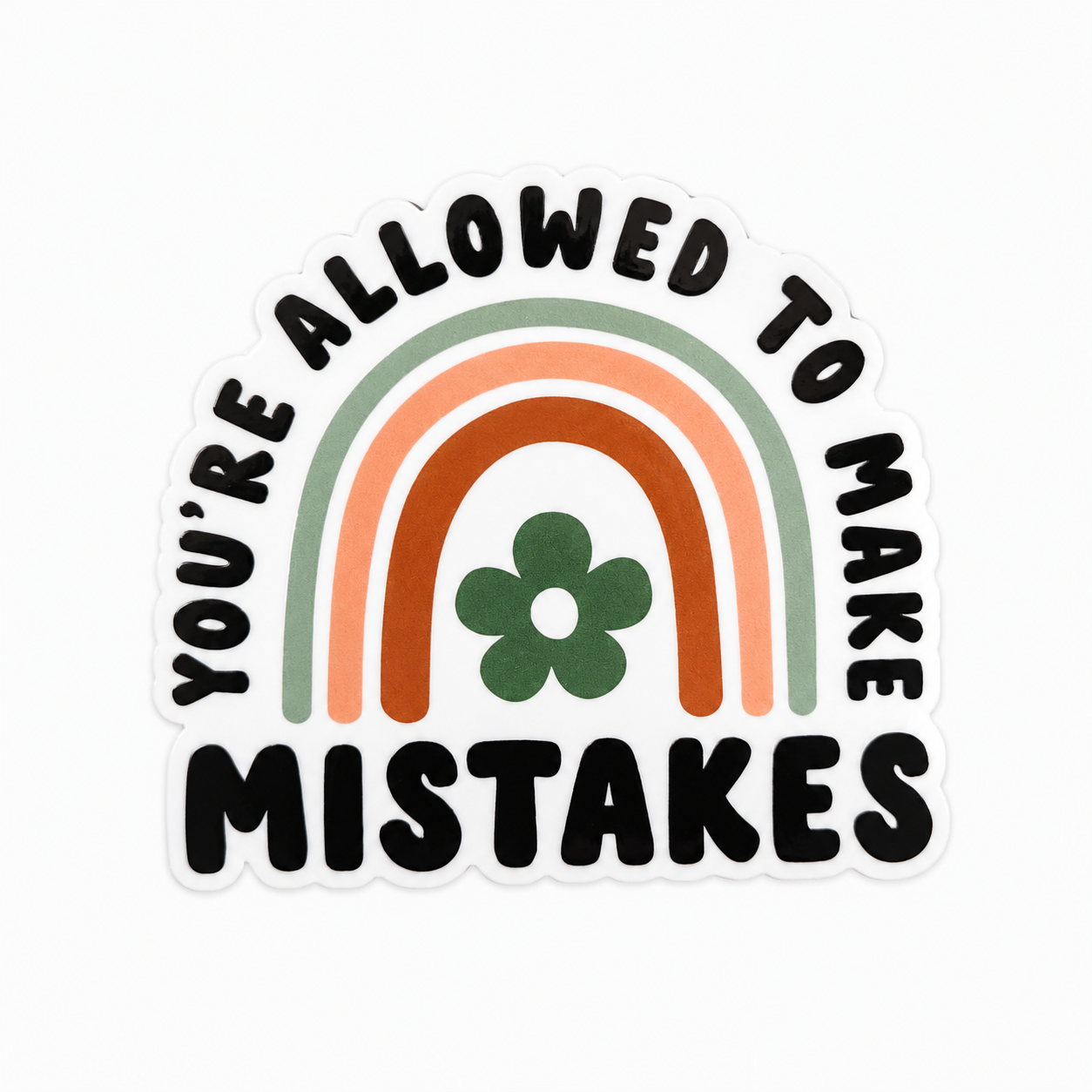 You're Allowed To Make Mistakes | Plastic Add-On - BadgeSmith