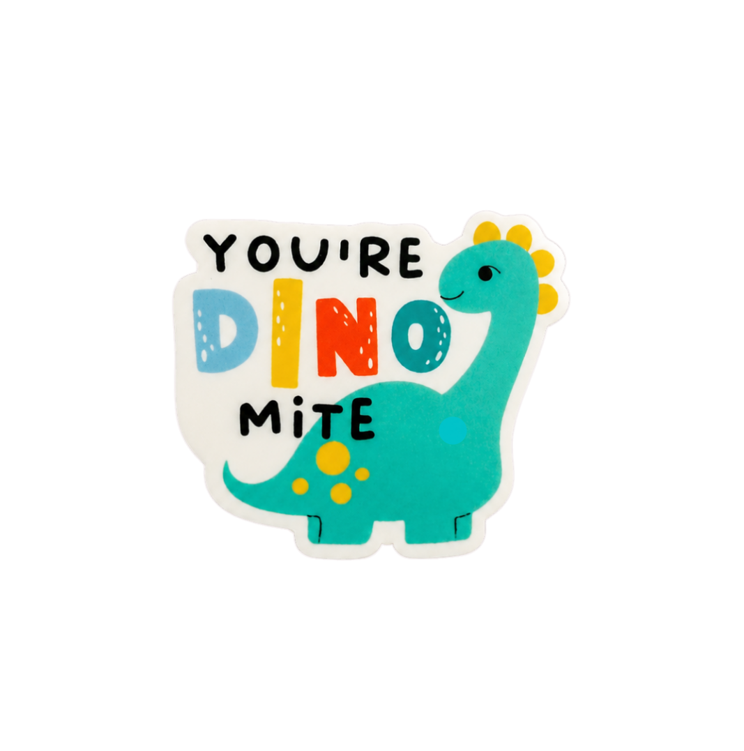 You're Dino-mite Dinosaur | Plastic Add-On - BadgeSmith