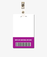 Load image into Gallery viewer, Magenta Nurse Badge - BadgeSmith
