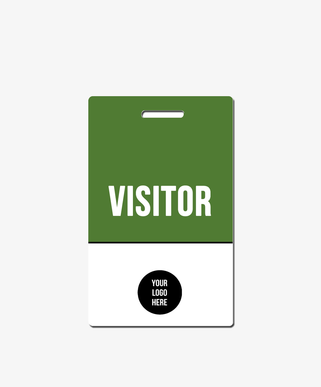 Green Visitor Badge - BadgeSmith