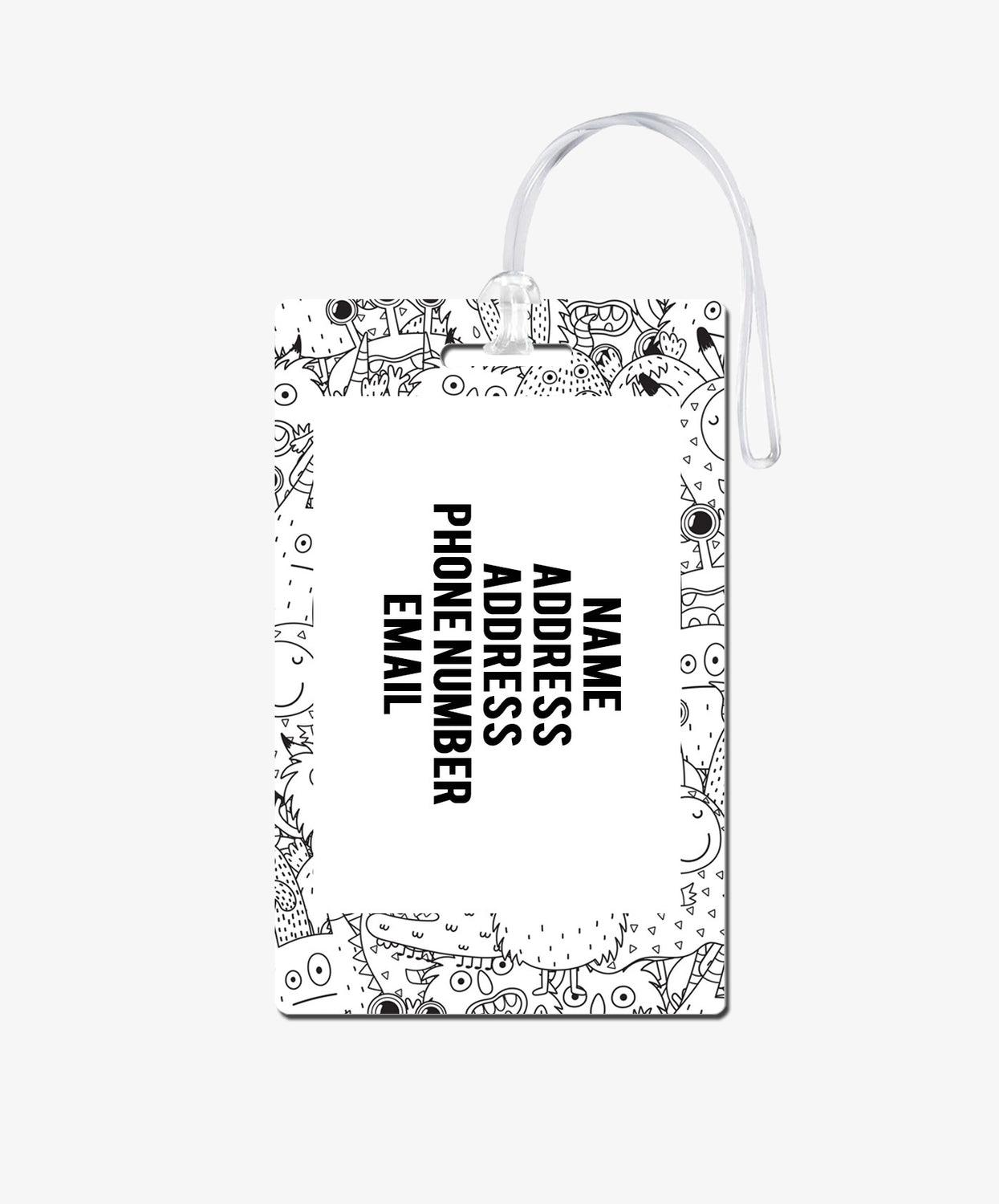 Monster Luggage Tag - BadgeSmith