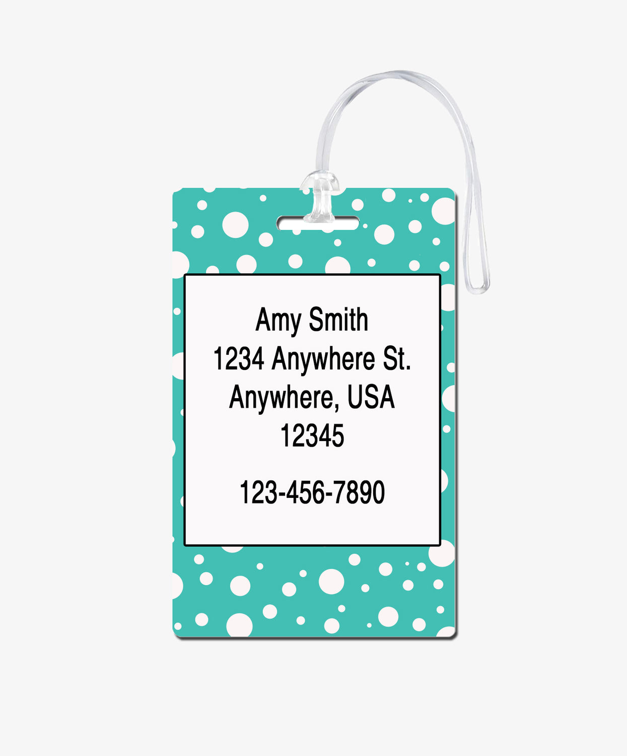 Cactus Luggage Tag - BadgeSmith