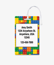 Load image into Gallery viewer, Lego Luggage Tag - BadgeSmith
