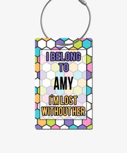 Load image into Gallery viewer, Hexagon Luggage Tag - BadgeSmith
