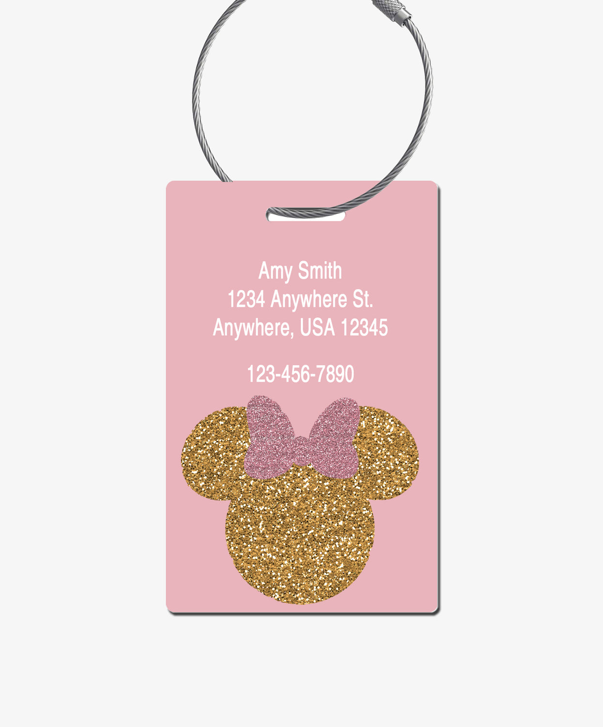 Minnie Mouse Luggage Tag - BadgeSmith