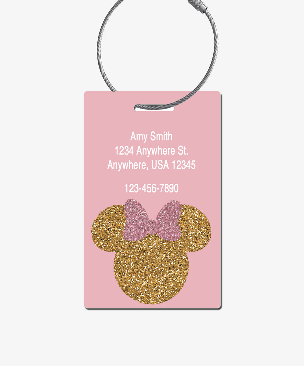 Mini Mouse Tag Minnie Mouse Luggage Tag – BadgeSmith