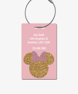 Minnie Mouse Luggage Tag - BadgeSmith
