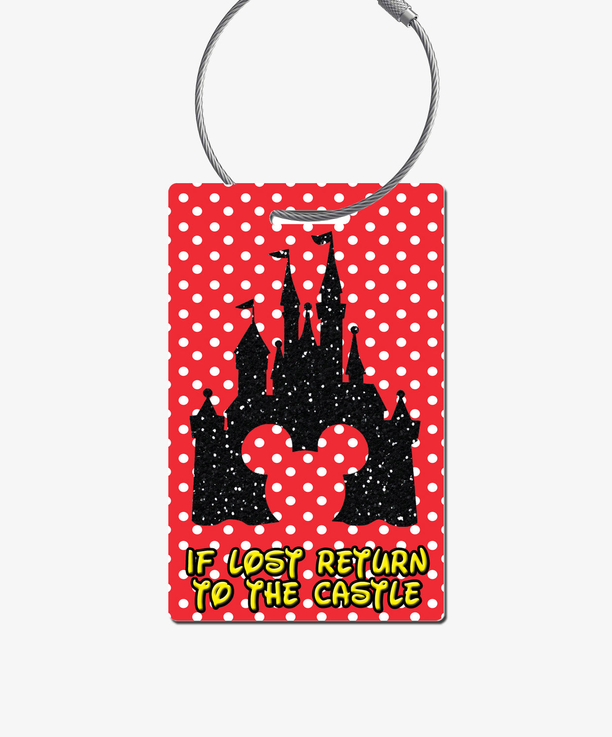Castle Luggage Tag - BadgeSmith
