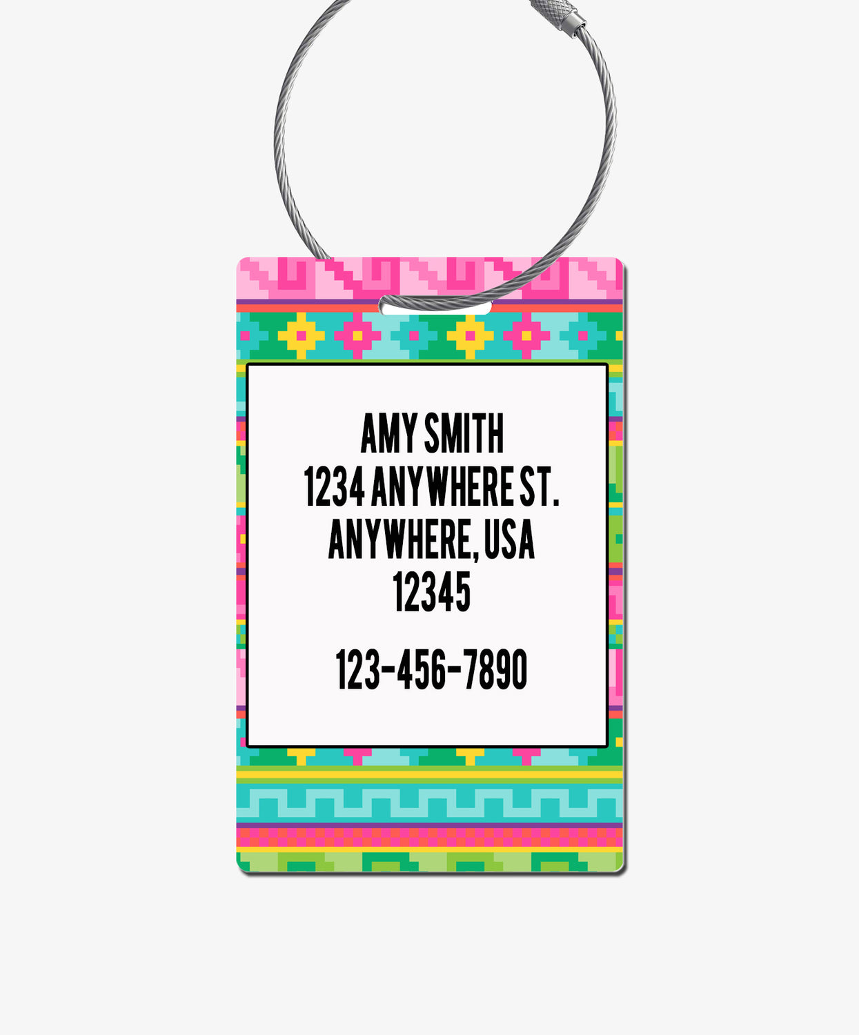 Llama Luggage Tag - BadgeSmith