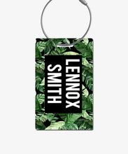 Load image into Gallery viewer, Tropical Palm Luggage Tag - BadgeSmith
