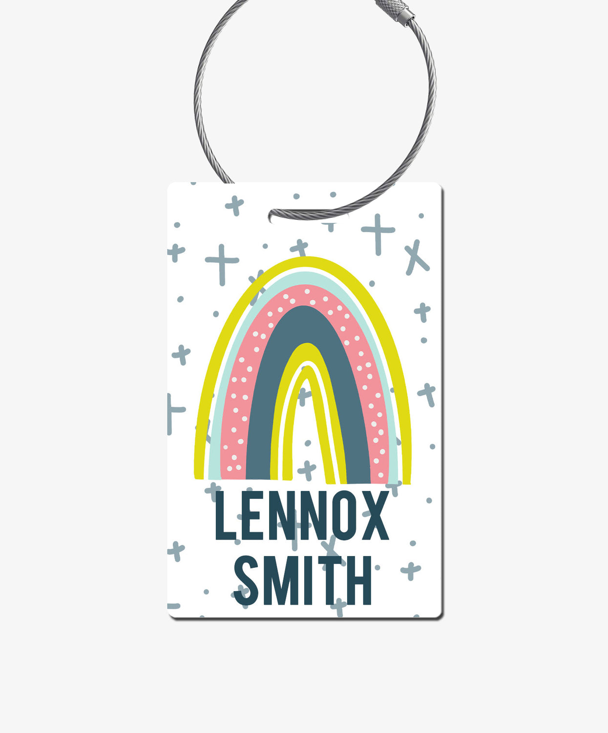 Rainbow Luggage Tag - BadgeSmith