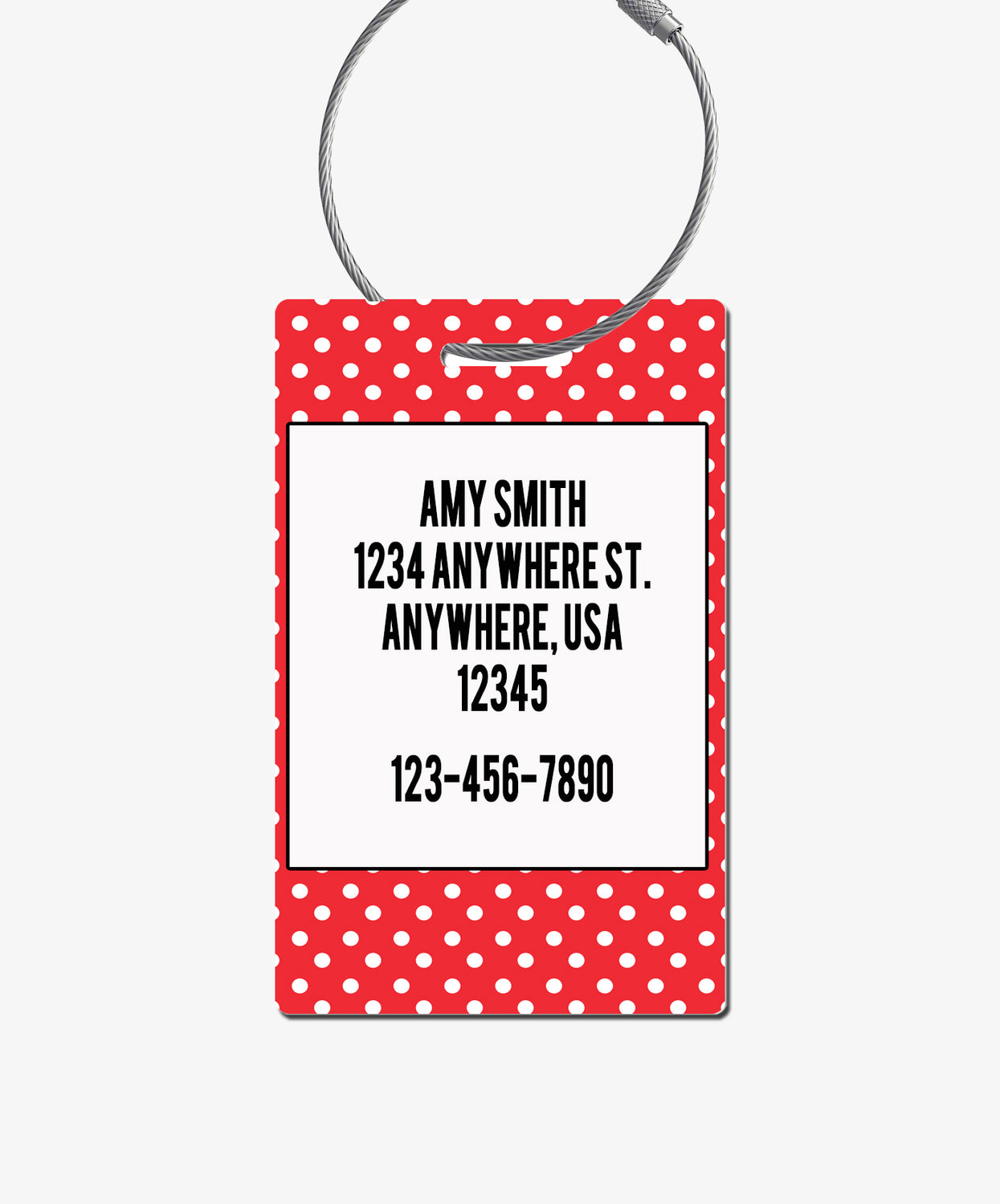 Castle Luggage Tag - BadgeSmith