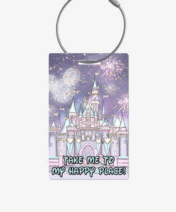 Magical Castle Luggage Tag - BadgeSmith